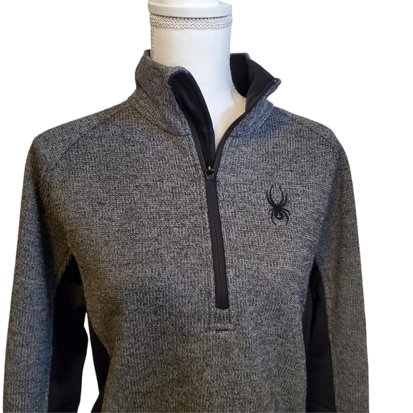 EUC Spyder Outbound Half-Zip Midweight Core Sweater Pullover - Picture 4 of 12